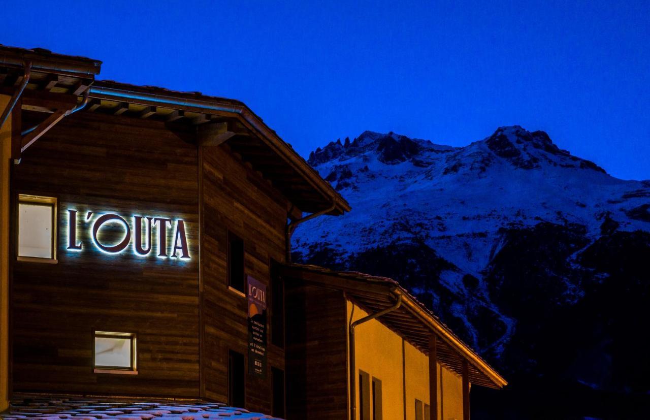 L'Outa Hotel Restaurant Termignon Exterior foto